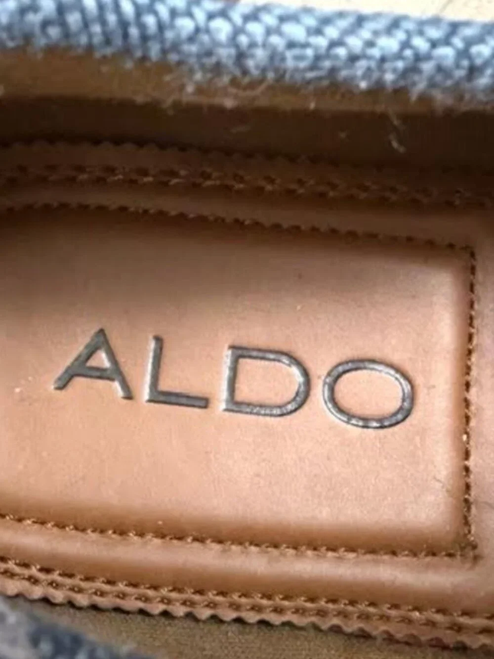 ALDO Men's Glamosa Boat Shoe Size 8 Blue Tan White